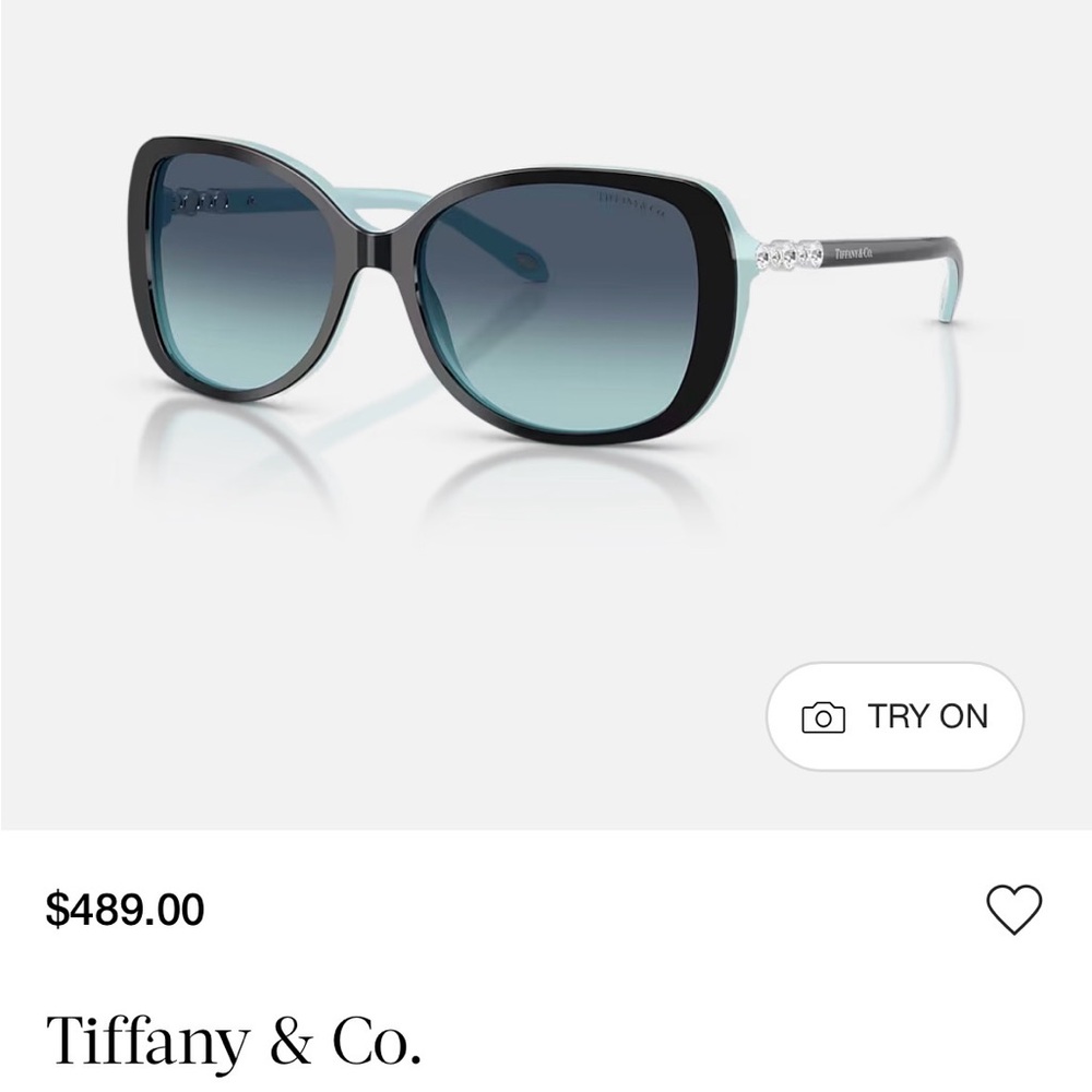 Tiffany & Co. Black and Blue Women's Sunglasses